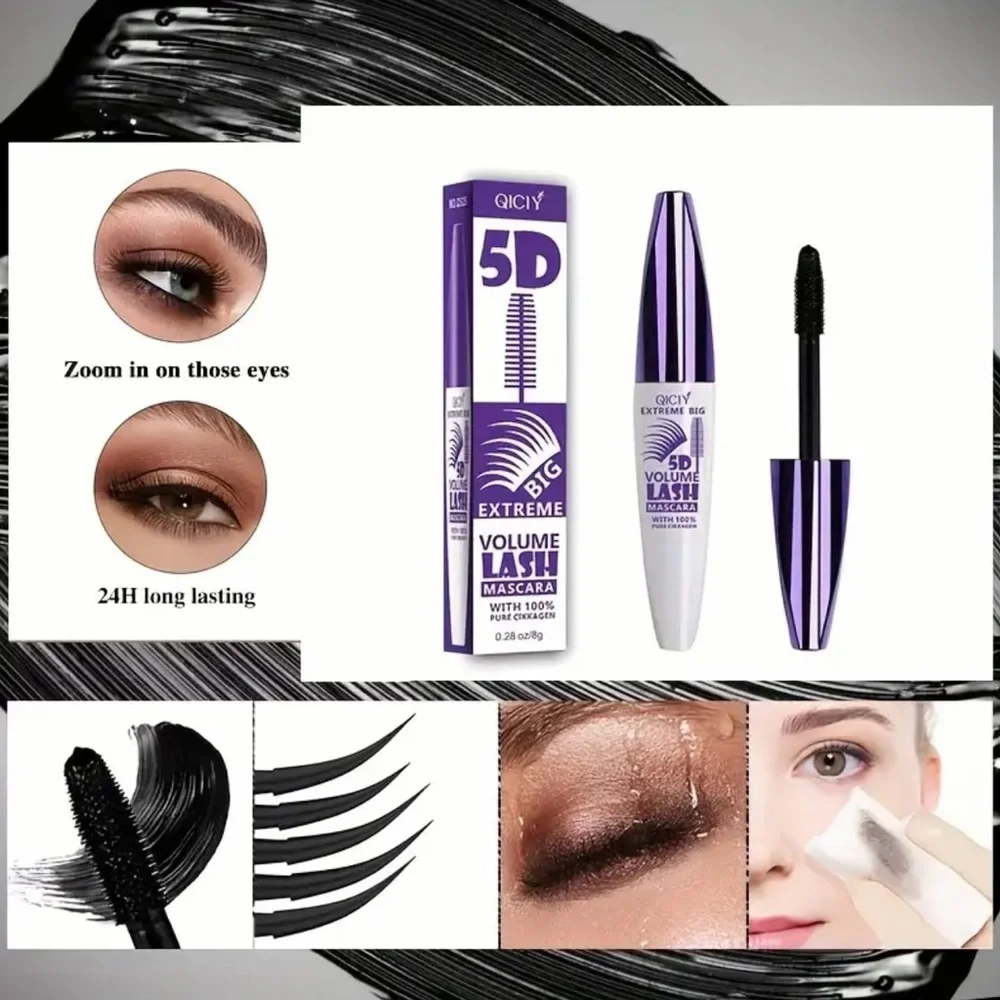 5D Extreme Big Volume Lash Mascara - Black, NEW